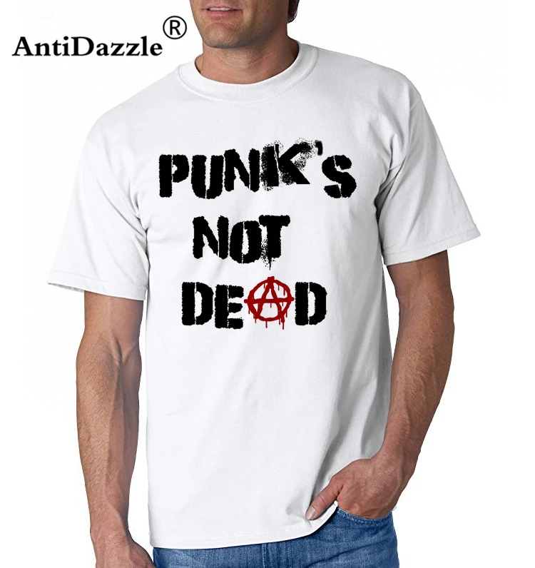 Punks Not Dead Skeleton Finger T Shirt Skate The Misfits Ramones