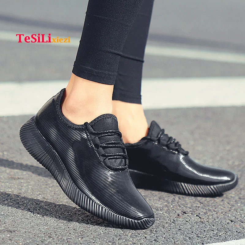 black and silver trainers ladies