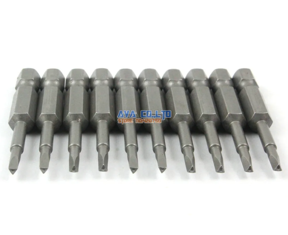

10 Pieces Magnetic 2mm Triangle Screwdriver Bit S2 Steel 1/4" Hex Shank 50mm Long