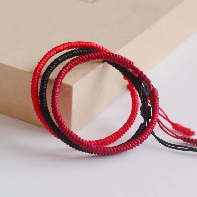 Tale Design 2017 Multi Color Tibetan Buddhist Handmade Knots Lucky Tale Design 2017 Multi Color Tibetan Buddhist Handmade Knots Lucky Rope Bracelet Size Adjule Same Model