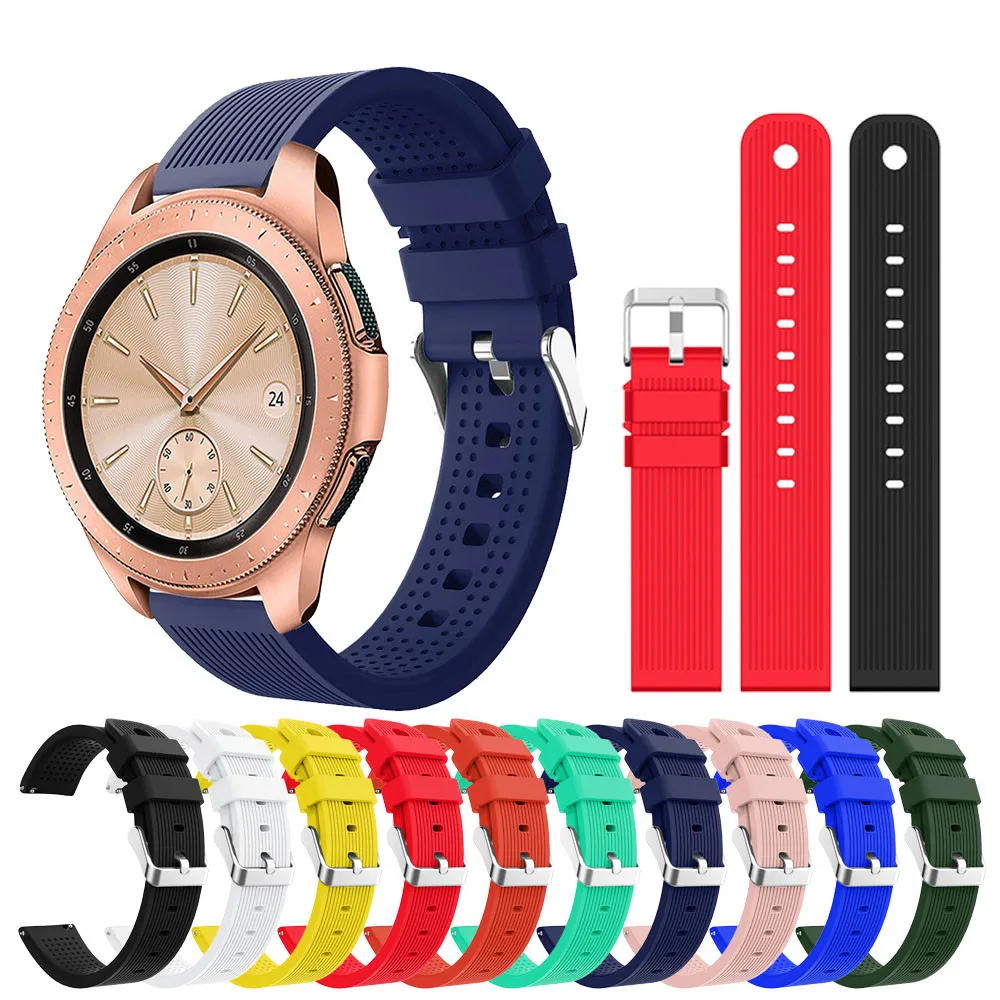 

Sport Soft Silicon Accessory Watch Band Wirstband For Samsung Galaxy Watch 42mm watch strap silicone gear s3 band watch band