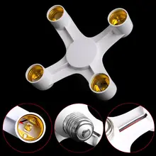 E27 переходник-разветвитель на две лампы 4 в 1 E27 для 4E27 держатель лампы конвертер светодиодный база лампы для прожекторы лампы дневного света для студии светодиодные лампы