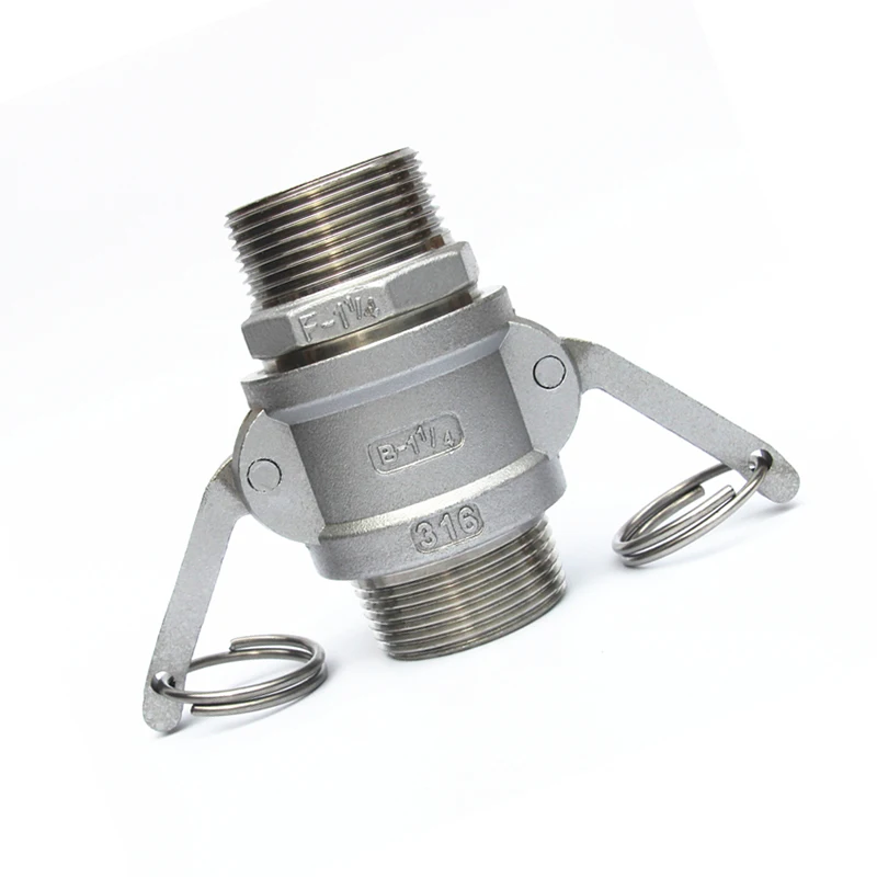 1-1/4 &quotBSP Мужская резьба x 1-1/4&quot BSP 304 нержавеющая сталь B + F Тип CamLock фитинг насос
