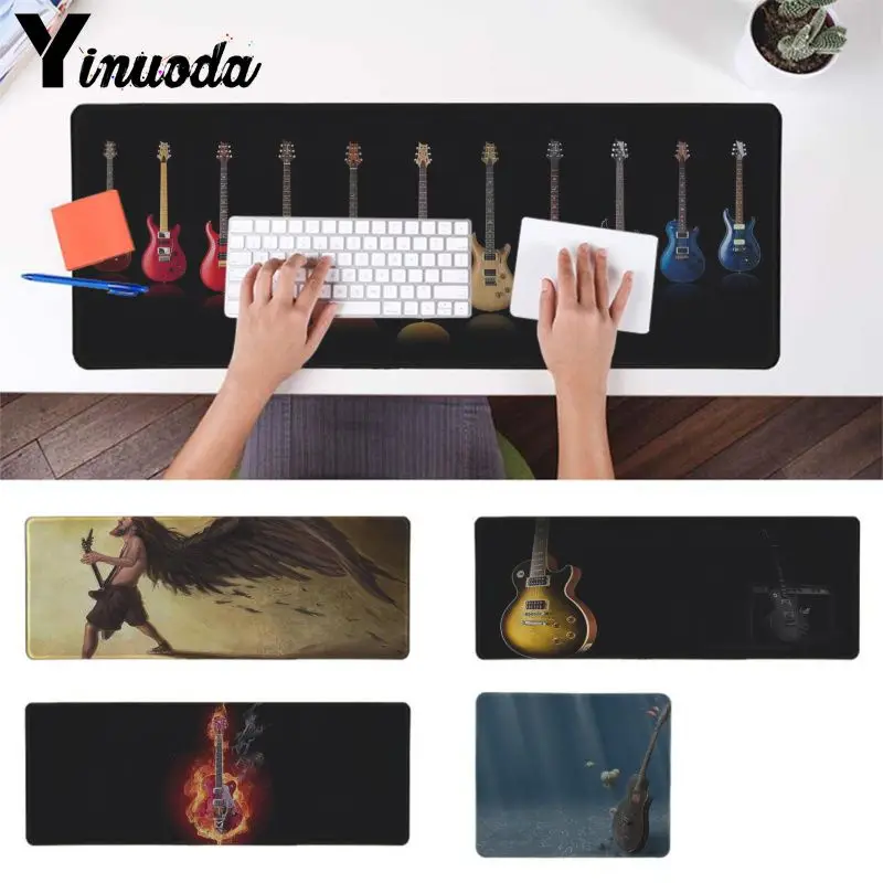 

Yinuoda Non Slip PC Music guitar Keyboards Mat Rubber Gaming mousepad Desk Mat Free Shipping Large Mouse Pad Keyboards Mat