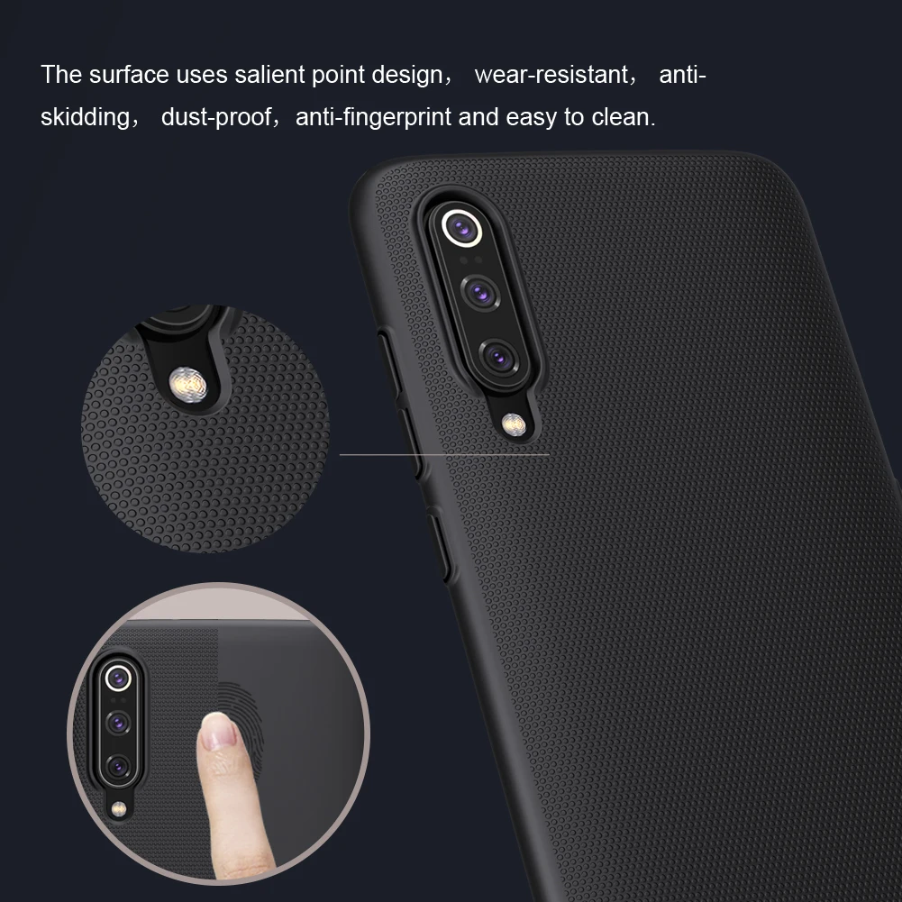 Для Xiaomi mi 9 чехол mi 9 матовый чехол mi 9 SE чехол Nillkin матовый защитный чехол-накладка для Xiaomi mi 9 mi 9 бампер Подарочный держатель