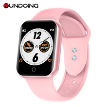 RUNDOING NY07 women smartwatch Waterproof Blood pressure Heart rate fitness tracker male sport smart watch For Android IOS