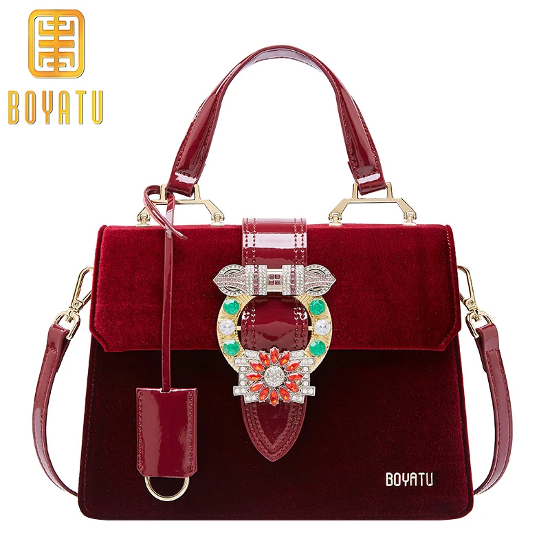 

Women Shoulder Bag Designer Lock Diamonds Famous Velvet Luxury Totes Multi Brands Bolsa Sac A Main Handbag Crossbody bag