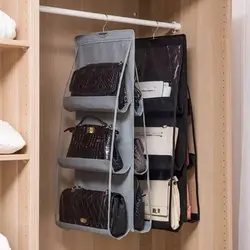 ICozzier 6 карманная подвесная сумка органайзер для сумки для хранения шкафа и шкафа Пылезащитная сумка для хранения дверь настенная сумка с
