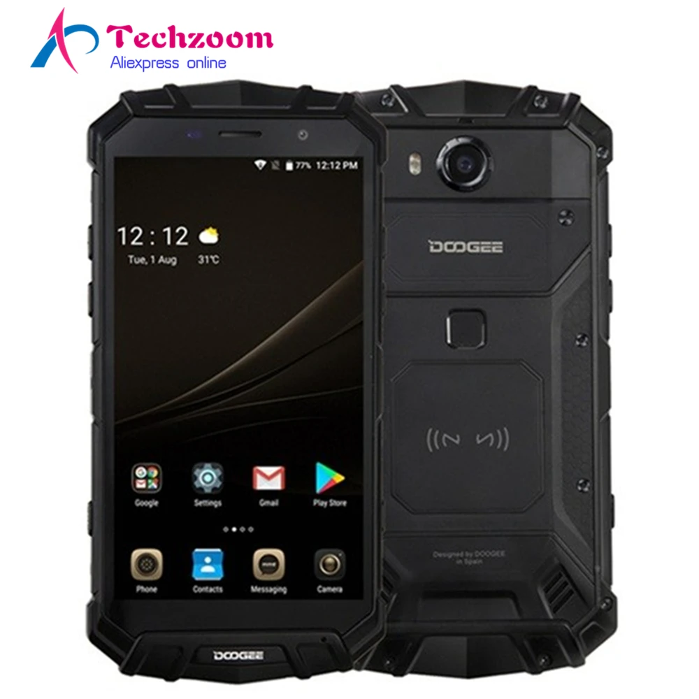 Новый IP68 воды DOOGEE S60 Lite Беспроводной Charge 5580 мАч 12V2A Quick 5 2 ''FHD MT6750T Octa Core 4 ГБ 32