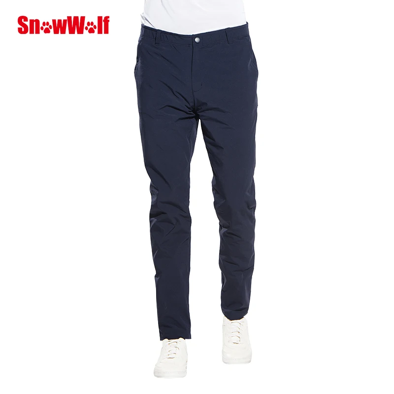 

Snowwolf Snow Wolf dry pants men's summer thin Sports Campaign water repellent elastic straight outdoor four rounds pants