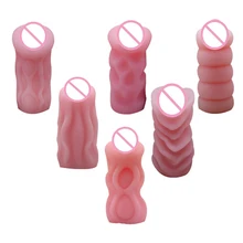 6 Style Real Feel Artificial Virgin Vagina Skin,Male Masturbation Cup,Sex Products,Pocket Pussy,Adult Sex Toys for Men