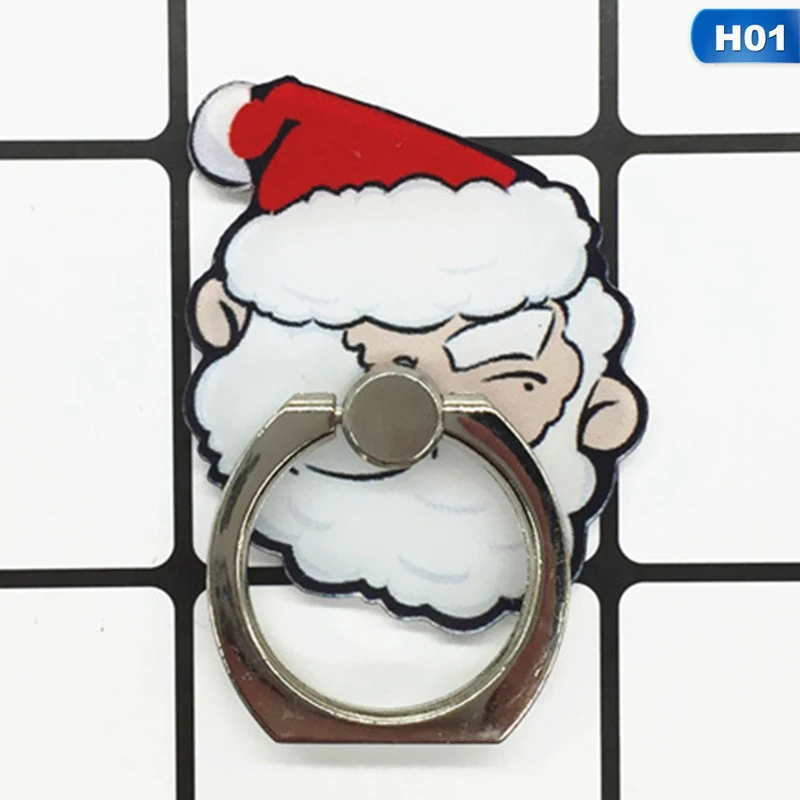 

2019 New 360 Degree Rotating Cartoon Santa Mobile Phone Ring Bracket For IPhone6s 7 8p X XR XS Max