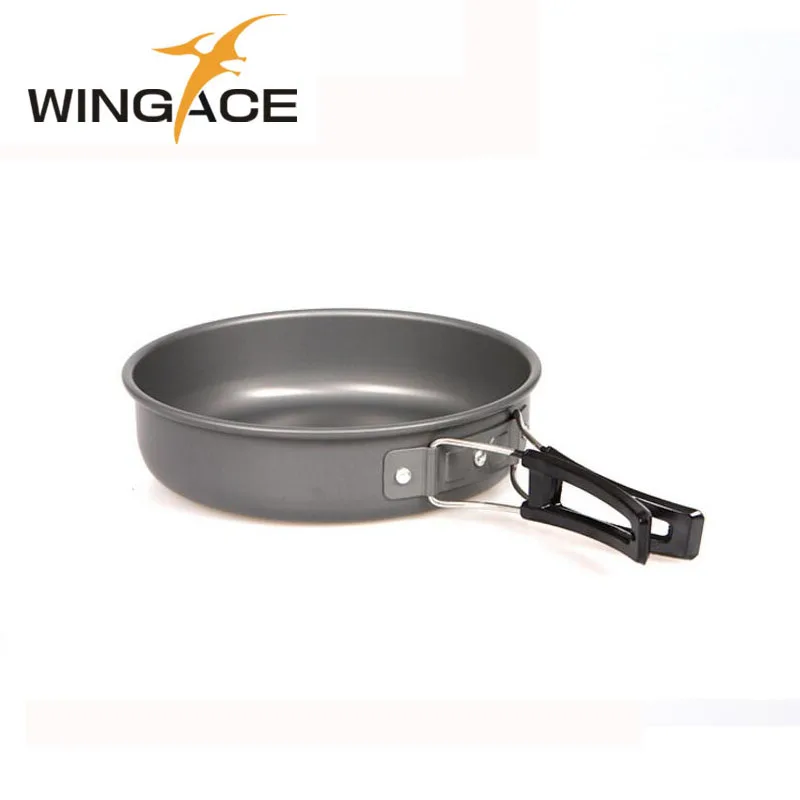 WINGACE acampar al aire libre caminando utensilios de té utensilios Camping Picnic de ollas turística vajilla tetera freír con Pan