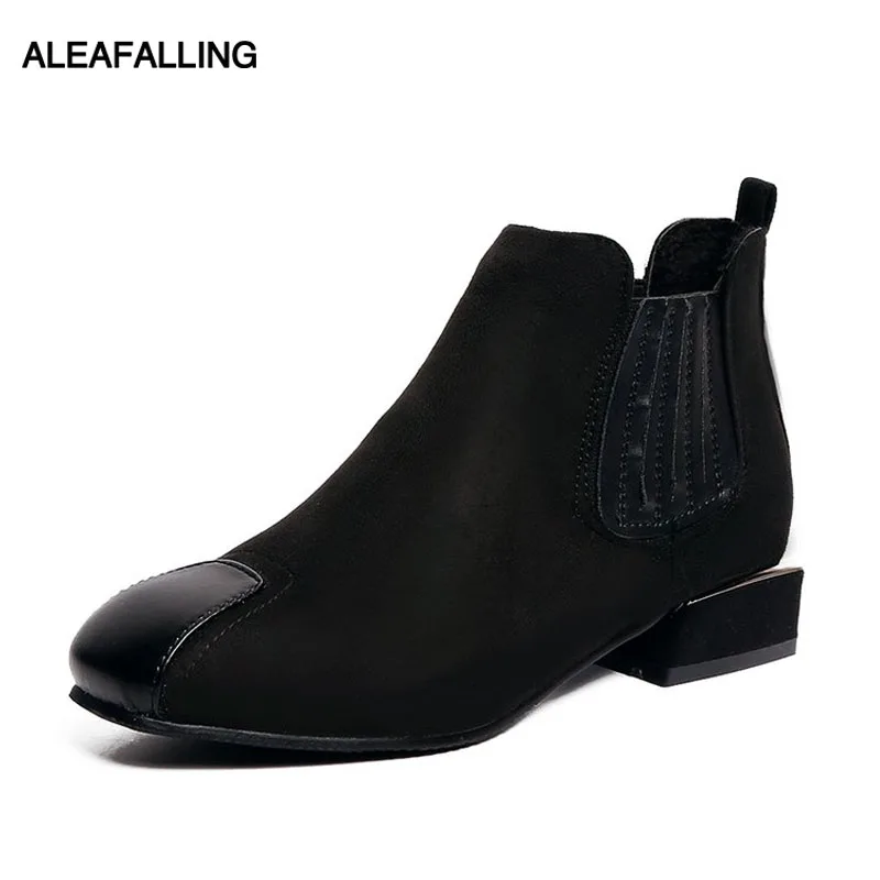 

Aleafalling Women Winter Snow Boots Elastic Band Warm Plush Fashion Outdoor Warm Zapatos Mujer Girl's Mature Party Boots WBT363