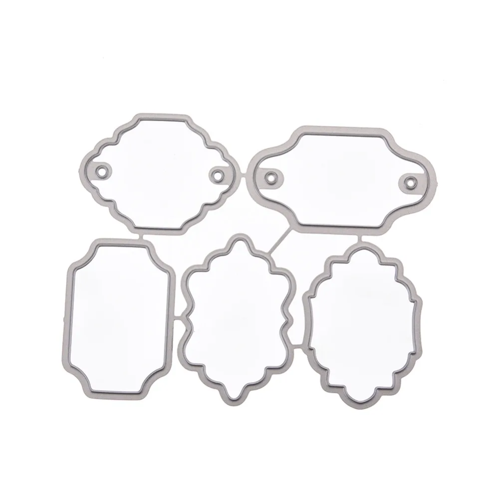 

Irregular Figure Carbon Metal Cutting Dies Embossing Stencil Label Stamp Cut Die for Craft Card Album Book Scrapbooking