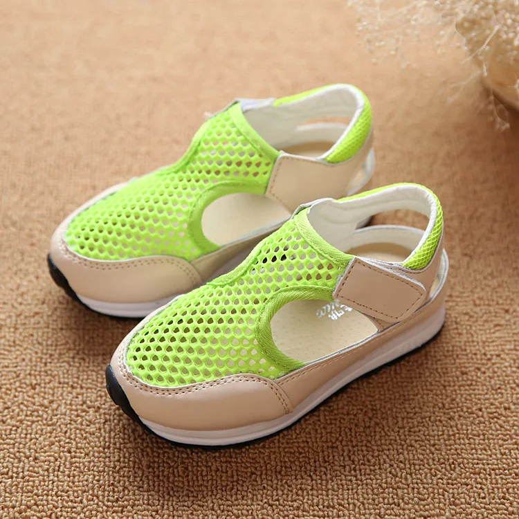

2017 spring and summer new Korean fashion shoes for boys and girls sandals hollow mesh