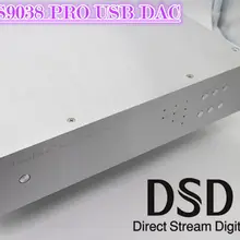 Hi-end ES9038 PRO USB DAC HiFi сбалансированный аудио декодер цифро-аналоговый преобразователь DSD Настольный усилитель
