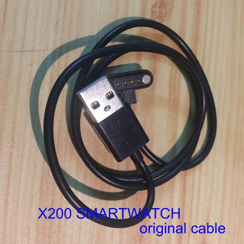 Оригинальные Смарт часы x200 2019 наручные специальные 4pin Магнитные зарядка usb