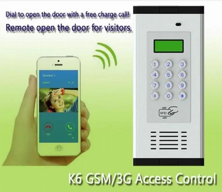 LPSECURITY 200 комнат RFID& GSM/3g четырехдиапазонный аудио домофон для ворот GSM жилые ворота входные двери квартиры