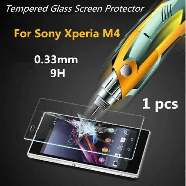 2.5D закаленное стекло для Sony Xperia M4 Aqua высококачественная защитная пленка
