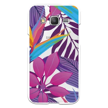 

WP017 Leaves costume drawing stand case for Samsung Galaxy Core Prime
