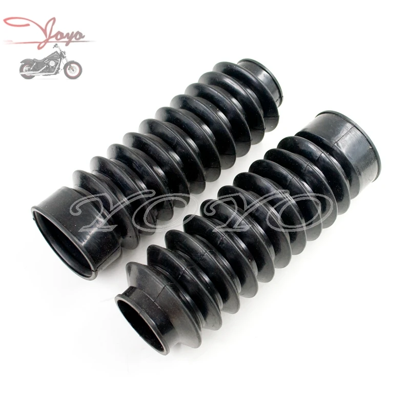 

49 Front Rubber Fork Dirt Cover Gaiter Gator Boot Cap Shock For Harley Dyna Fat Bob Low Rider Street Bob Super Glider Wide Glide