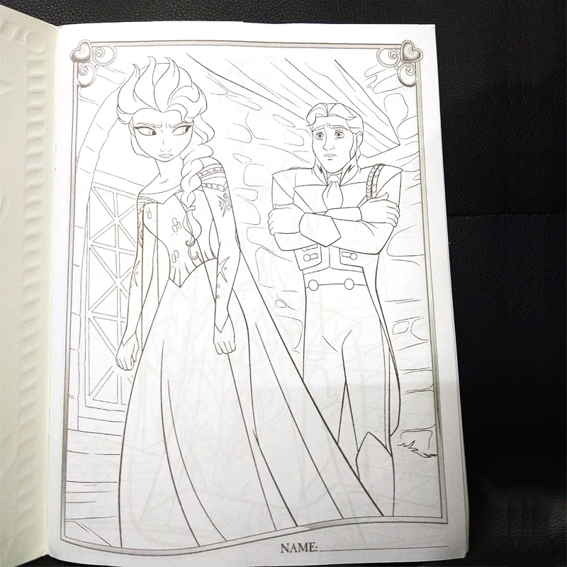 16 pages Snow Princess Girls Coloring Book Sticker Book For kids Children Adults colouring Painting Drawing story color books 16 pages Snow Princess Girls Coloring Book Sticker Book For kids Children Adults colouring Painting Drawing story color books