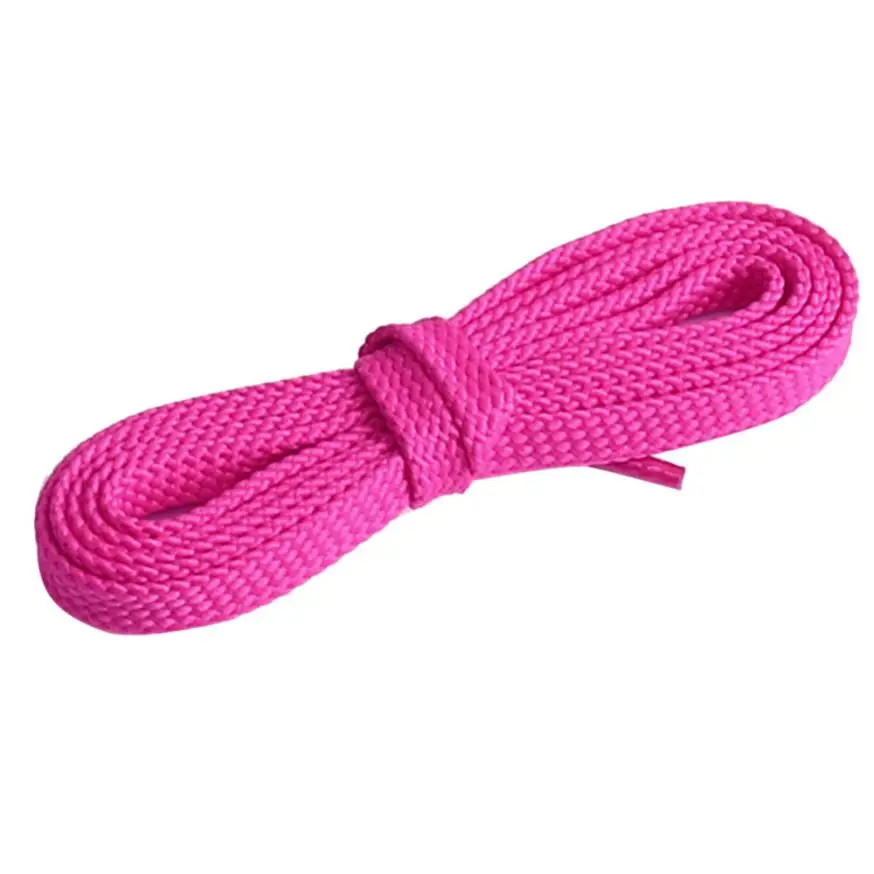 flat coloured shoe laces