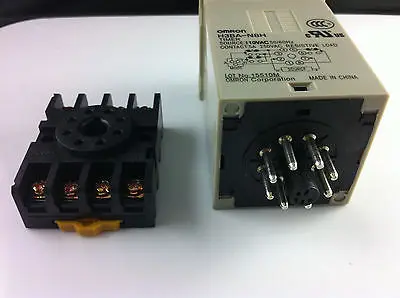 1 комплект база + OMRON Многофункциональное реле таймера времени H3BA N8H 8PIN 2NO 2NC AC220V|timer