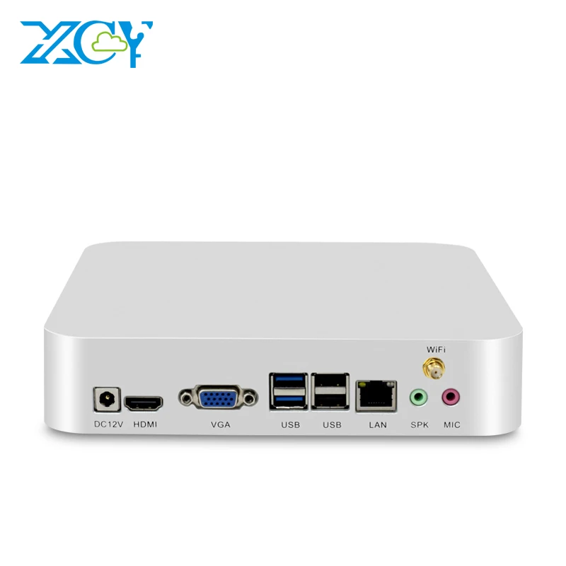 

XCY Mini PC Intel Core i3-4010U i5-4200U Windows 7/8/10 Linux HDMI VGA 4xUSB 300Mbps WiFi Gigabit Ethernet Nettop HTPC Computer