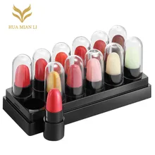 Мини помада милый комплект 12 Цветов помада Travel Kit Водонепроницаемый макияж губ длительный Румяна Levre матовый макияж