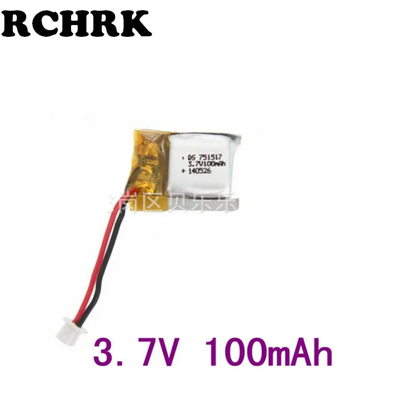 

3.7V 100mAh Lithium Battery Suitable for RC CX10 CX 10 Quadcopter Battery Accessories