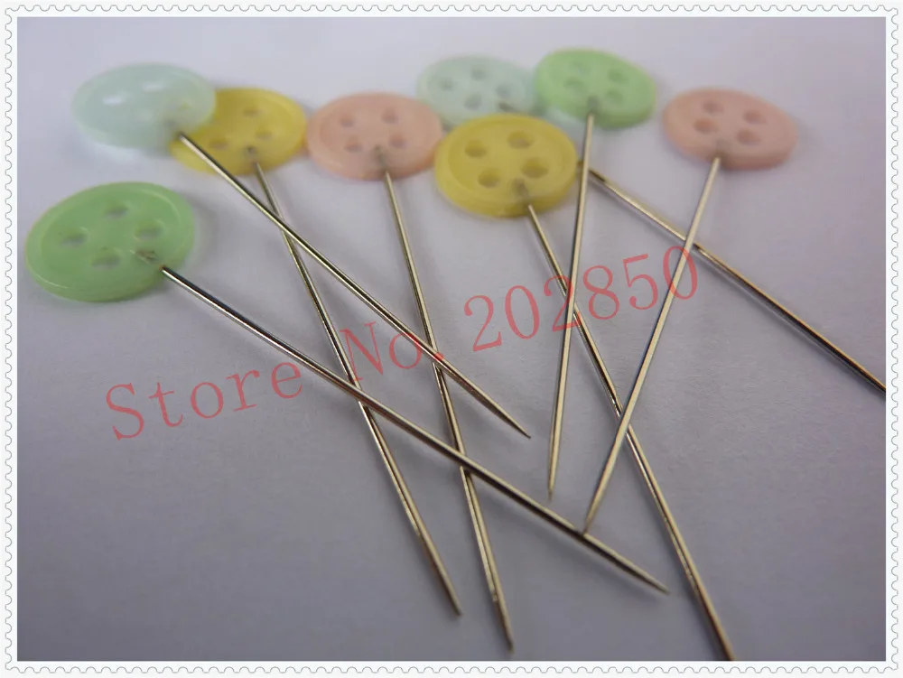 Garments/Sewing Accessories,Patchwork Pins,Buttons Shape,Locating Pins