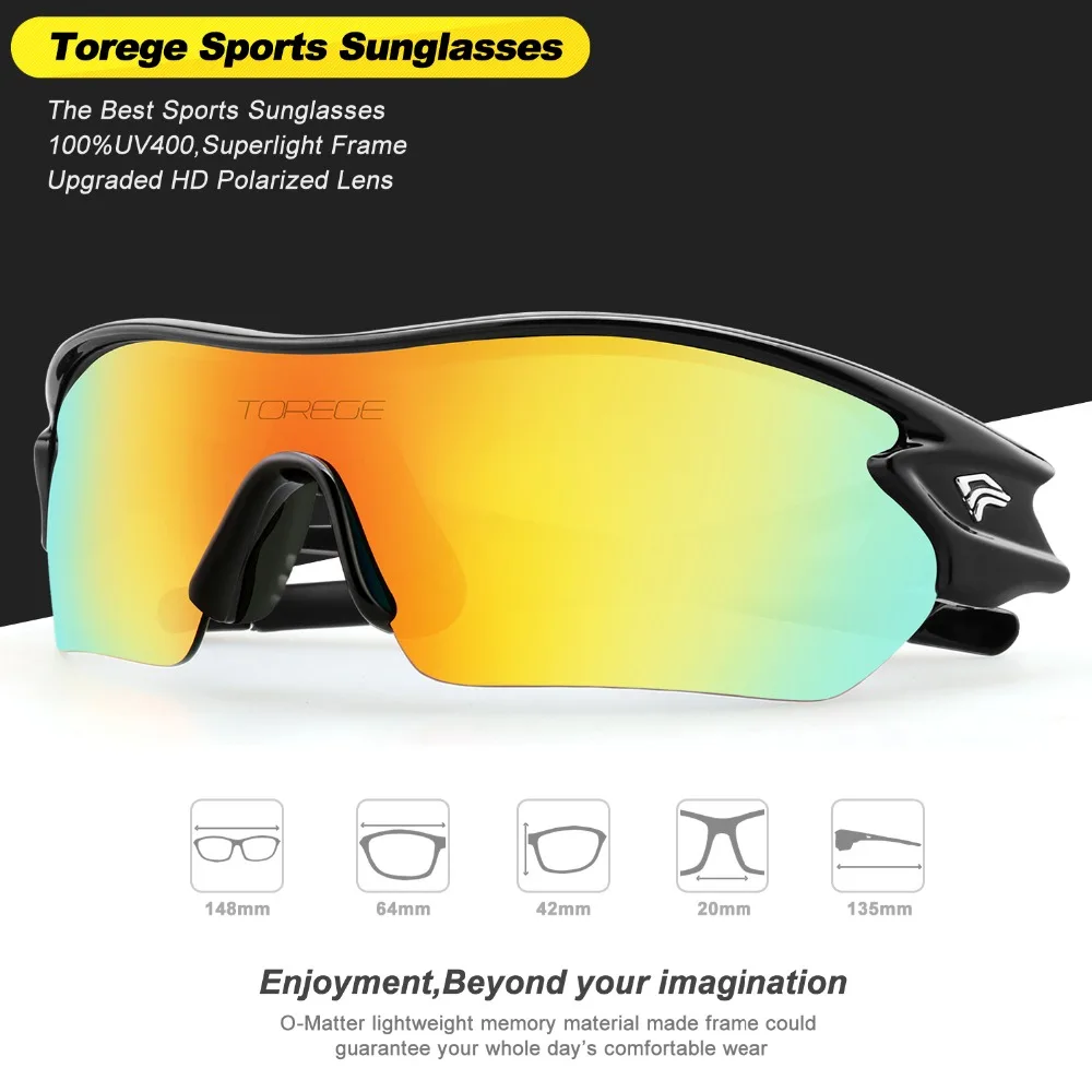 Спортивные очки поляризованные очки для Для мужчин Для женщин Велоспорт бег Рыбалка Гольф езда на велосипеде очки UV400 8 цветов