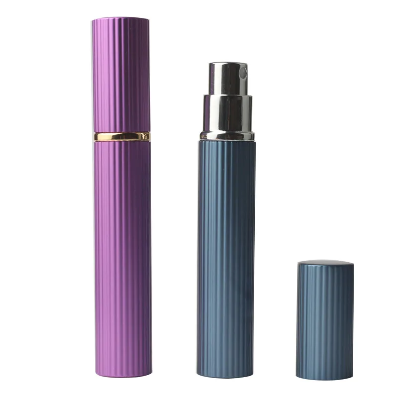 

New Arrival 1pcs* 8ML Portable Mini Travel Perfume Bottle 6 Colors Parfum Bottles For Spray Scent Pump Case