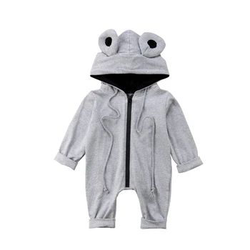 

Toddler Baby 3D Ear Romper Cute Infant Boy Girl Long Sleeve Hooded Warm Cotton Jumpsuit Spring Autumn Casual Playsuit Overall