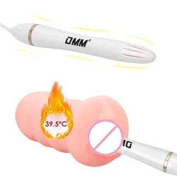 IKOKY влагалище теплее USB нагревательный стержень для мужской мастурбатор чашки Цельсия термостат взрослых игрушки для мужчин 39 градусов
