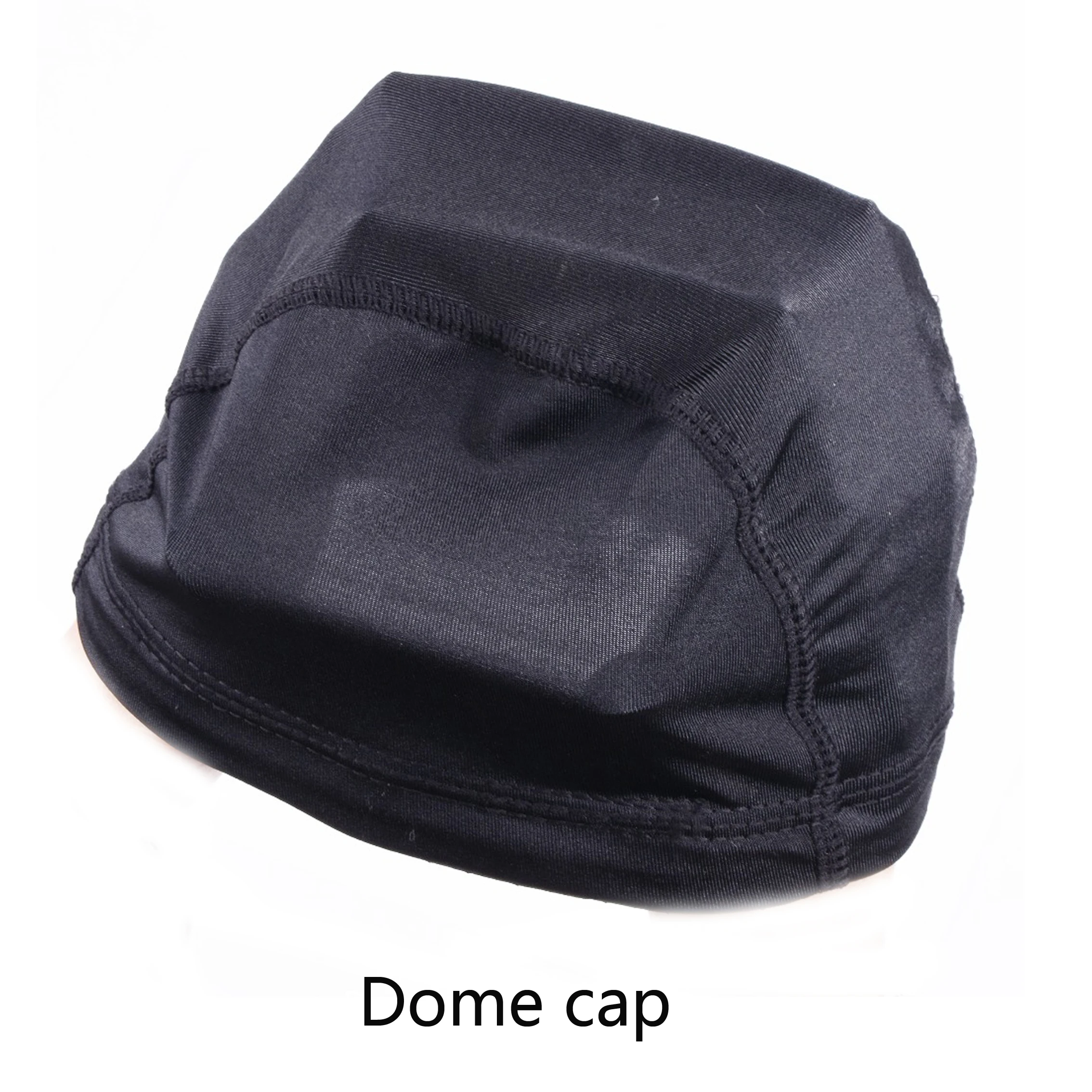 1 Pcs Black Mesh dome Wig Caps Easier Sew in Hair Stretchable Weaving Cap Elastic Nylon Breathable Mesh Net Hairnet