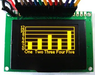 

1.55 inch 8bit 20PIN Yellow OLED Module SSD1305 Drive IC 128*64 SPI / I2C / Parallel Interface