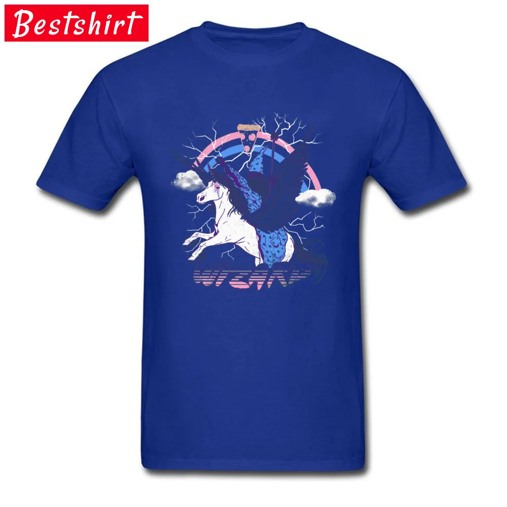 Pizza Wizard -2680 Group Summer/Fall All Cotton O Neck Young Tops & Tees Casual Top T-shirts High Quality Short Sleeve T-Shirt Pizza Wizard -2680 blue