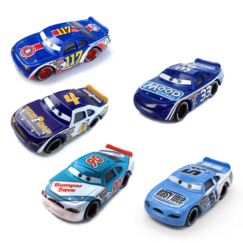 Disney Pixar Cars 2 3 Lightning McQueen Champion Mater 1:55 литой металлический сплав модель автомобиля