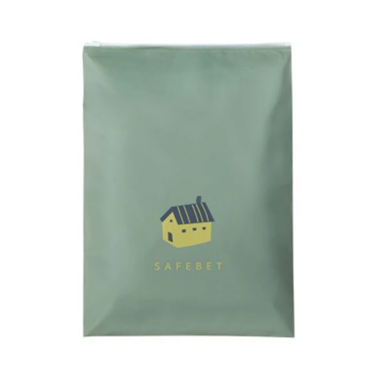 Водонепроницаемая молния Ziplock сумка мультфильм красивая коробка для хранения границы Органайзер складывающийся мешок Носки Бюстгальтер сумка для хранения нижнего белья