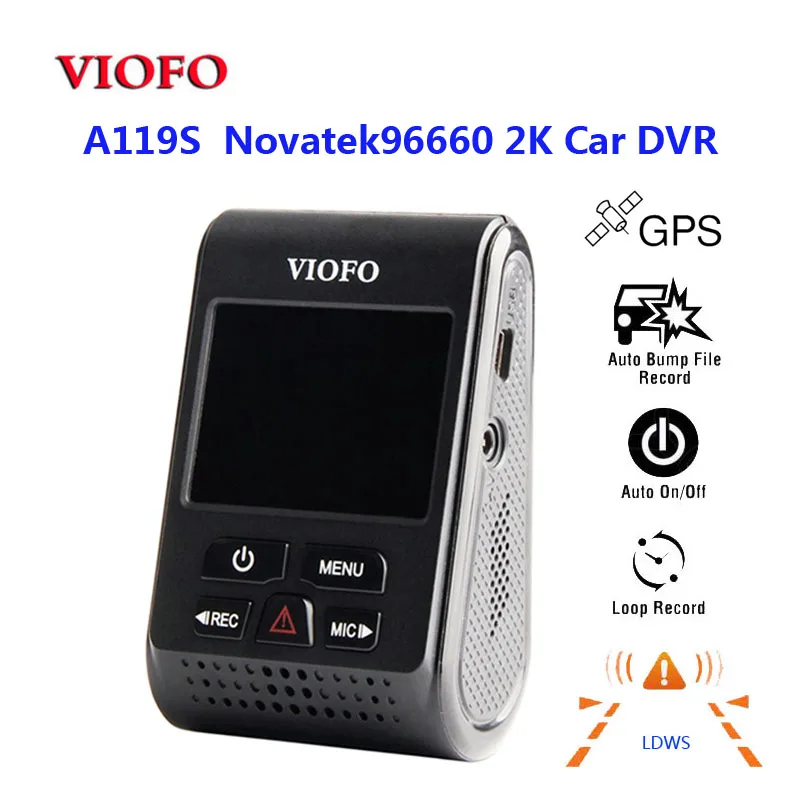 VIOFO оригинальный A119S Автомобильный видеорегистратор Novatek96660 2 0 &quotЖК экран супер