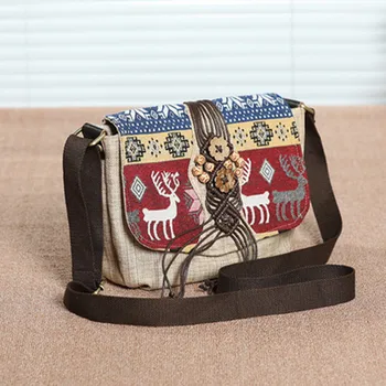 

Nice String Appliques Small Travel Handbags!All-match Nice Women Shopping Shoulder&Crossbody bags Hot Printed Canvas Carrier