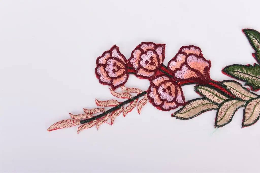 2 шт цветок розы, аппликация цветочный пришивной Утюг на нашивки значки Прохладный вышитые