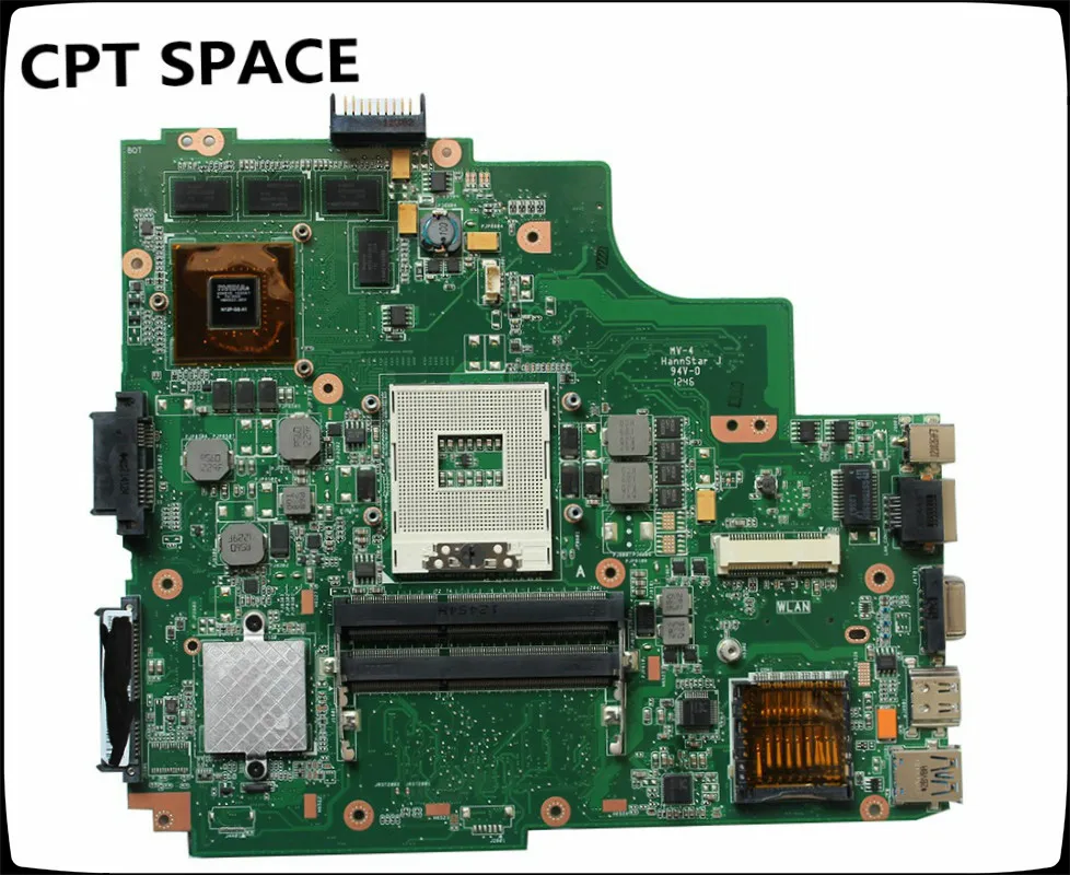 

K43SV motherboard REV4.1 GT540M Motherboard for ASUS A43S X43S K43SJ A43SV K43SV Laptop Motherboard HM65 100% tested intact