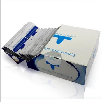 

200Pcs/Lot Aluminium Foil Nail Art Soak Off Acrylic Gel Polish Nail Removal Wraps Remover Makeup Tool / by dhl 50sets