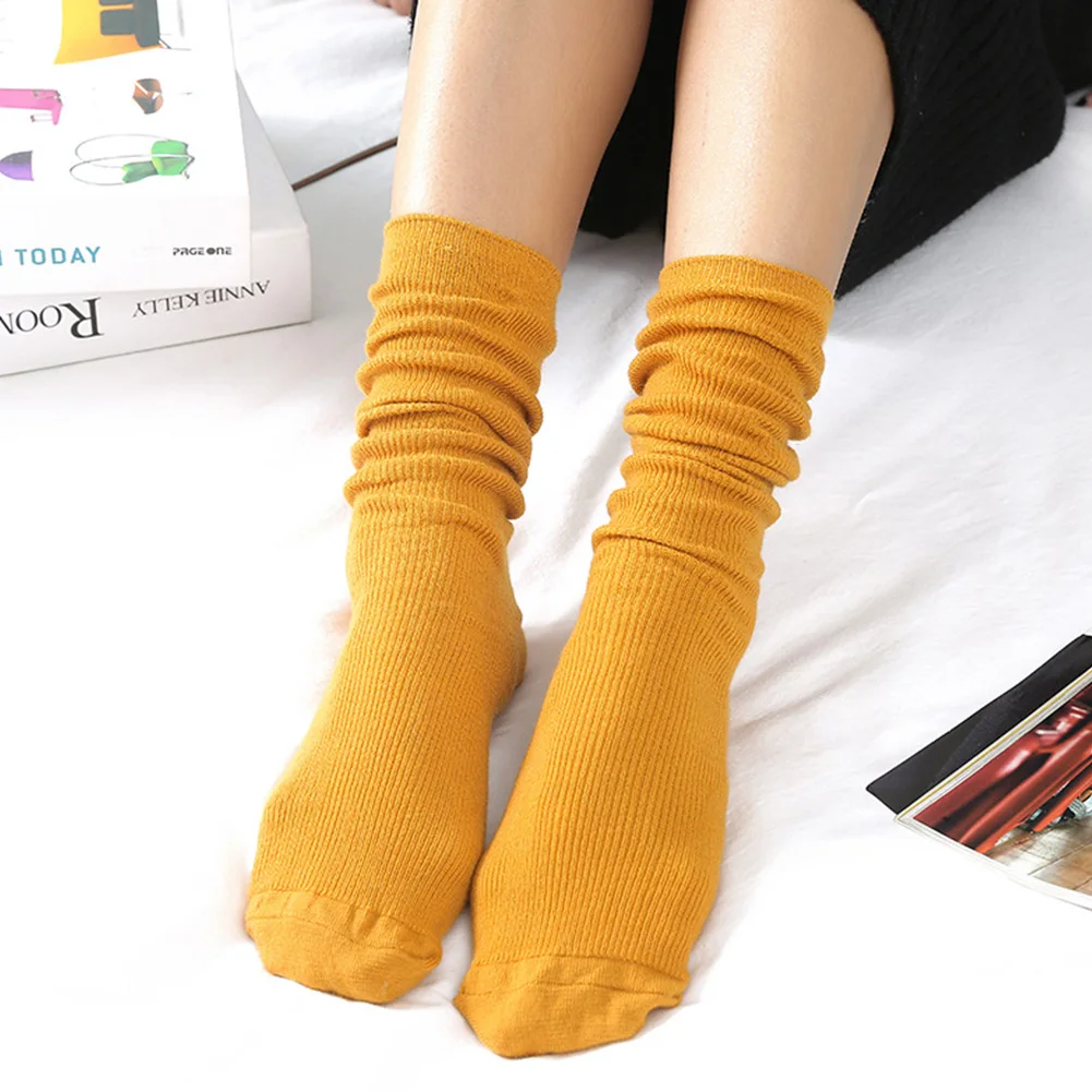 

Sen Department Vertical Loose Socks Basic Thin Section Pile Retro