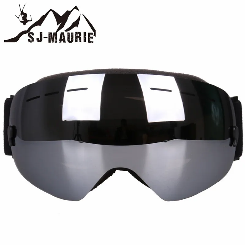 SJ-Maurie 1 مجموعة تزلج نظارات مزدوجة طبقات UV400 مكافحة الضباب كبيرة تزلج قناع نظارات التزلج Antiparras الأشعة فوق البنفسجية الثلوج Gafas على الجليد نظارا...
