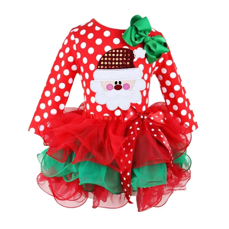 girl clothing christmas cartoon baby girls lace kids christmas pajamas infant girl